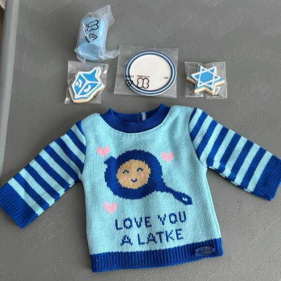American Girl Doll In the Hanukkah Spirit Sweater - Picture 3 of 4